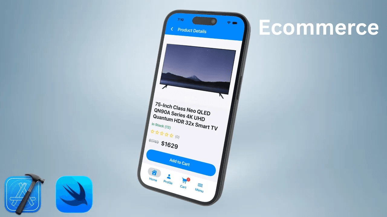 Ecommerce iOS App Using Swift and SwiftUI